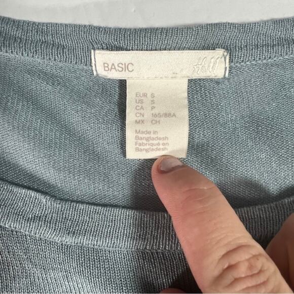 H&M Basic Long Sleeve Tunic Sweater, S - Picture 7 of 11